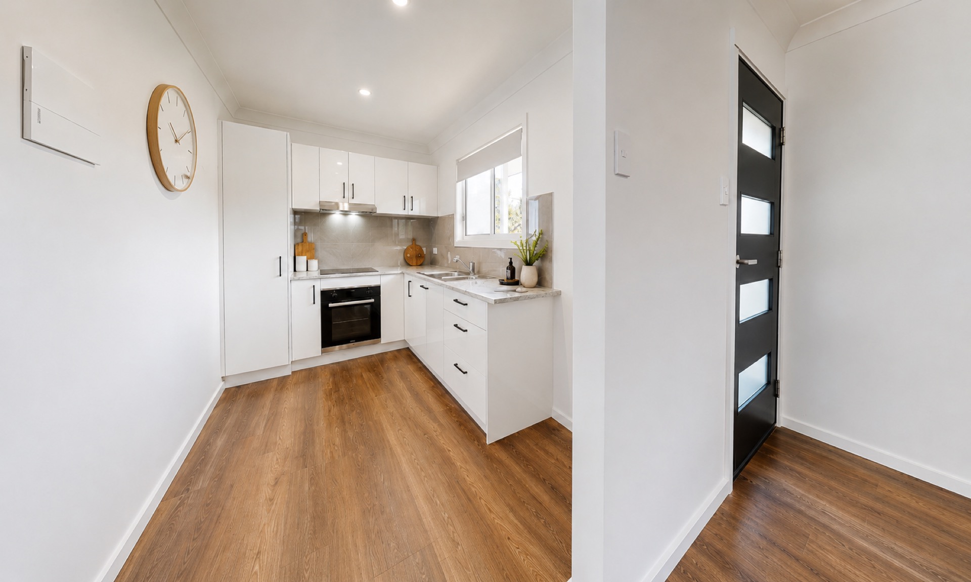 Example granny flat interior design — Kitchen Overview