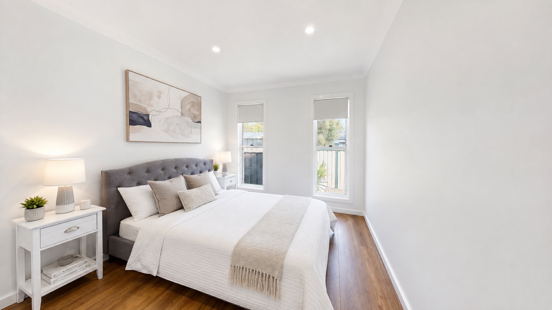 Example granny flat interior design — Bedroom 1