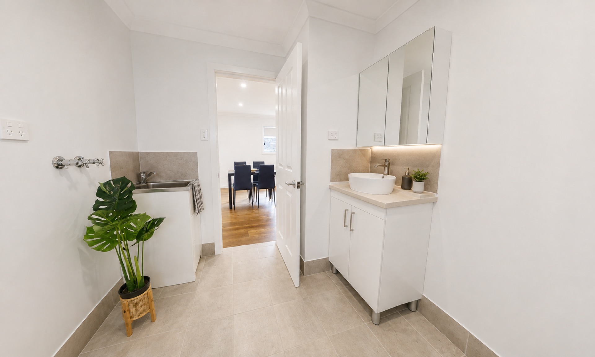 Example granny flat interior design — Bathroom View 2